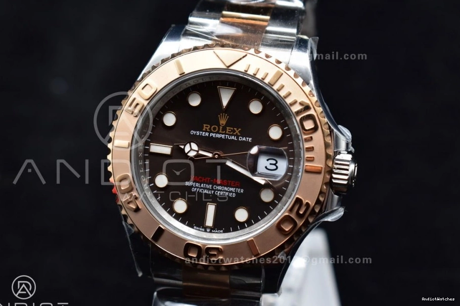 Edition Plated Best Clean 904L 1:1 Bracelet Brown 488 VR Rose Yacht-Master 126621 Dial SS Trendy Steel Gold On 0409